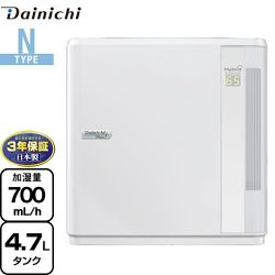 ダイニチ ハイブリッド式加湿器 加湿器 HD-N723-W