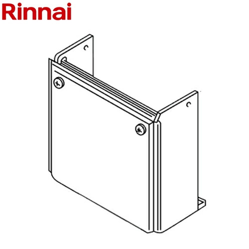 リンナイ 配管カバー ガス給湯器部材 品名コード：26-6277  シャイニーシルバー ≪WOP-M101(K)SS-1100≫